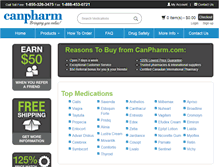 Tablet Screenshot of canpharm.com